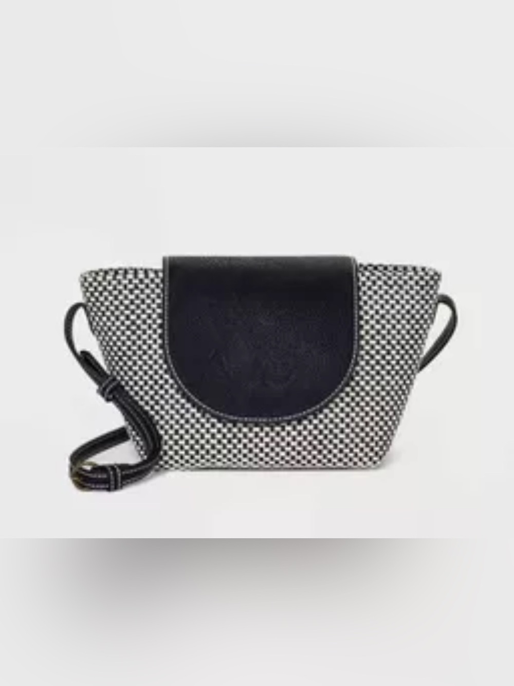 Universal Threads Paper Woven Crossbody Bag
Checkered Black and White